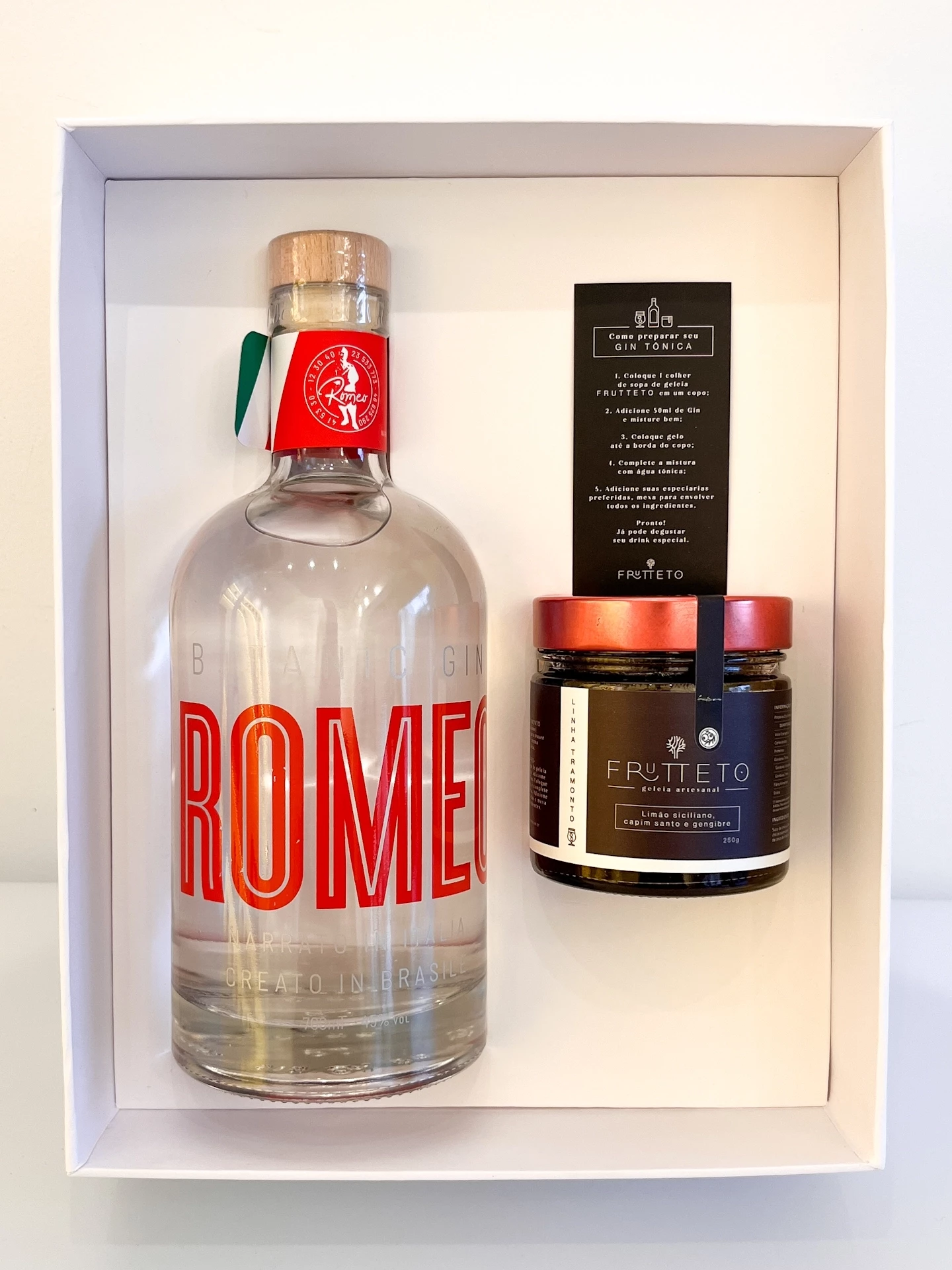kit presente gin e geleia drinks
